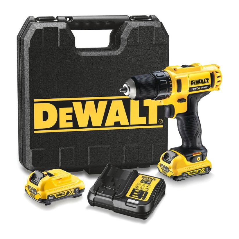 DEWALT akumulátorový vŕtací skrutkovač DCD 710 D2 10,8 V