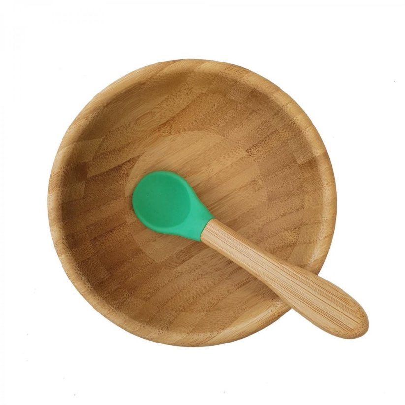Bambusová miska - bambusová miska: zelená