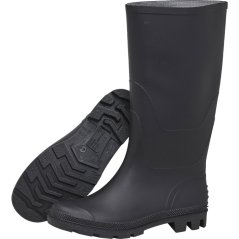 GEBOL gumové čižmy Basic z PVC, čierna farba