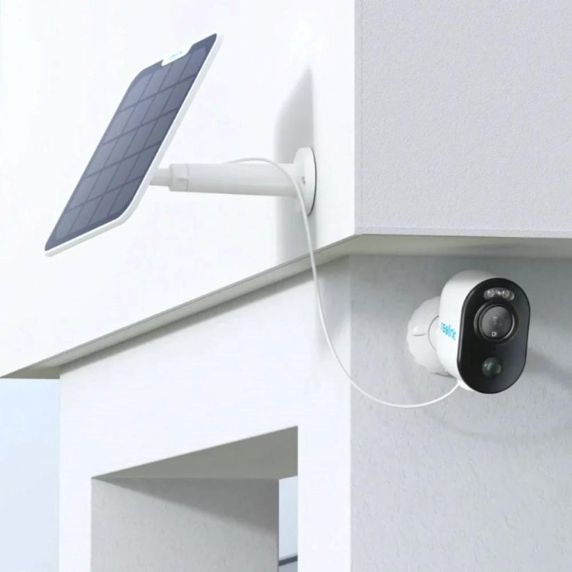REOLINK bezpečnostná kamera Argus B310, 2.4 GHz, USB-C, Solárny panel, biela