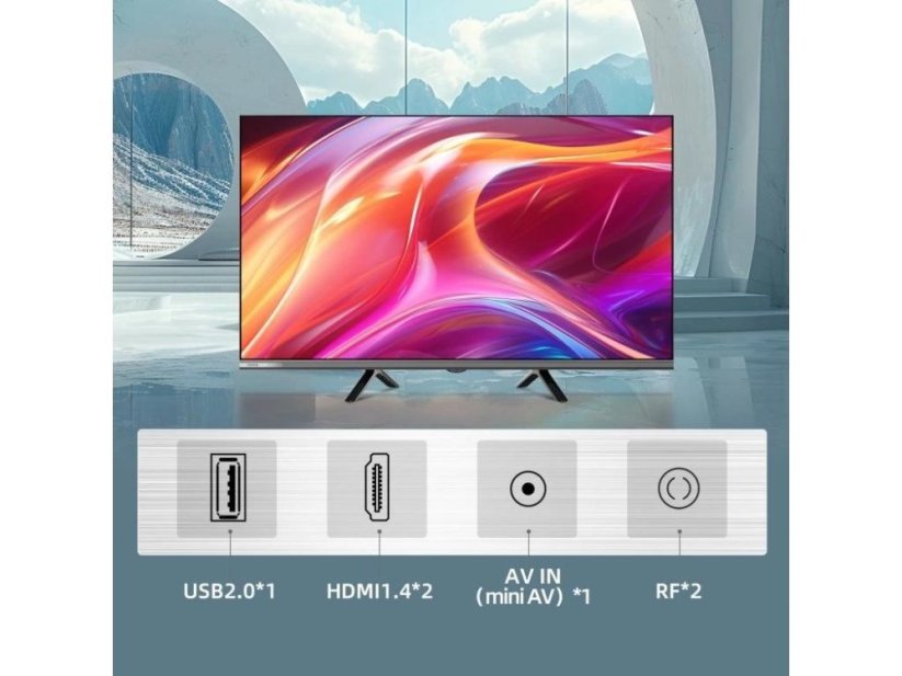 CHiQ L32M9E TV 32", HD, smart, Google TV, Dolby Audio, dbx-tv