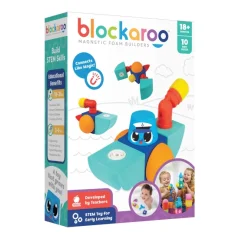 Blockaroo Penová magnetická stavebnica Loď          10 dielikov