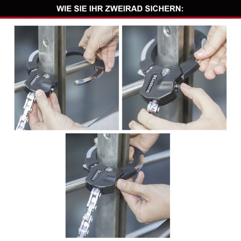 MASTER LOCK káblový zámok STREET CUFF 8275