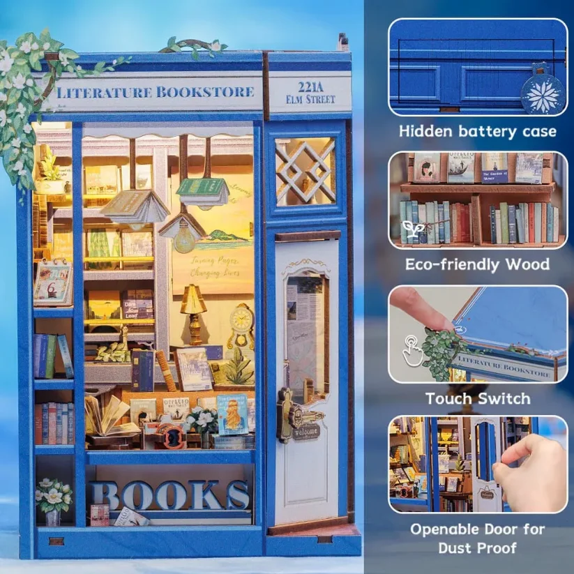 Cutebee Book Nook Literature Bookshop