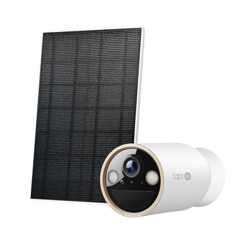 TP-Link Tapo C460 KIT vonkajšia kamera, solárny panel (8MP, 4K, 2160p, IR 15m, WiFi, micro SD card, IP66)