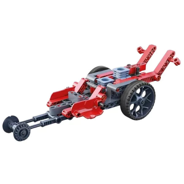 CLEMENTONI Science&Play: Mechanické laboratórium - Roadster a Dragster