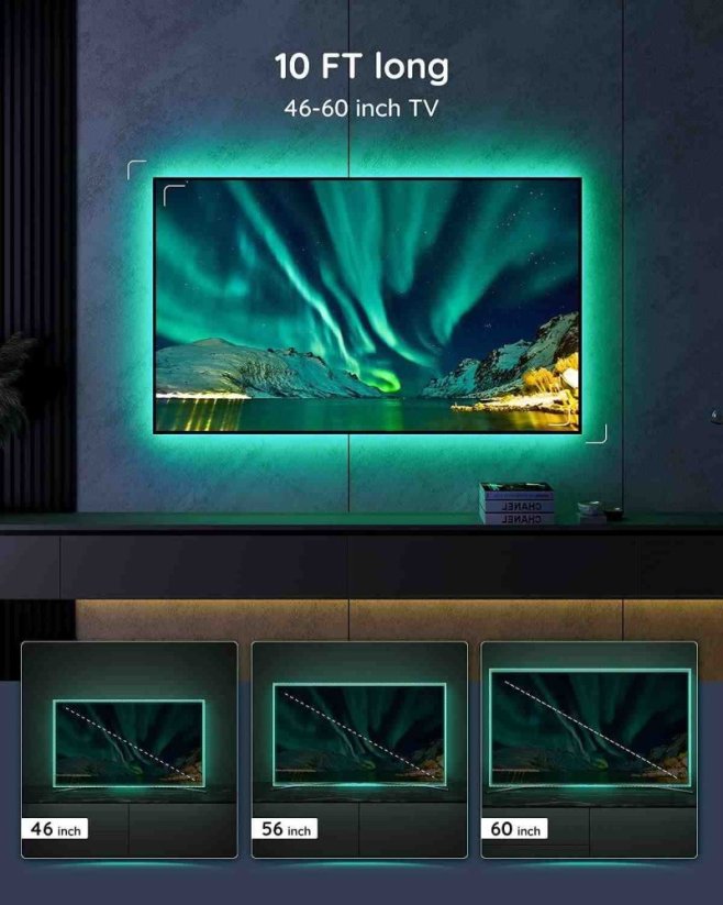 Govee TV 46-60" SMART LED podsvietenie RGB + ovládač