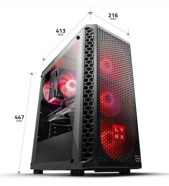 LYNX Challenger Ryzen 5 5600X 32GB 1T SSD NVMe RTX 5060 Ti 16G W11 Home