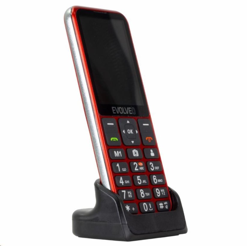 EVOLVEO EasyPhone LT, mobilný telefón pre seniorov - Farba: čierna