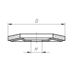 SOLIDO brúsny lamelový kotúč zirkonkorund, ø 125mm