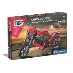 CLEMENTONI Science&Play: Mechanické laboratórium - Roadster a Dragster