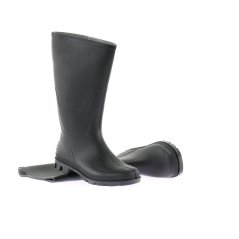 GEBOL gumové čižmy Basic z PVC, čierna farba