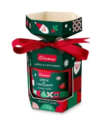 Vianočná vonná sviečka jablko a škorica 120g