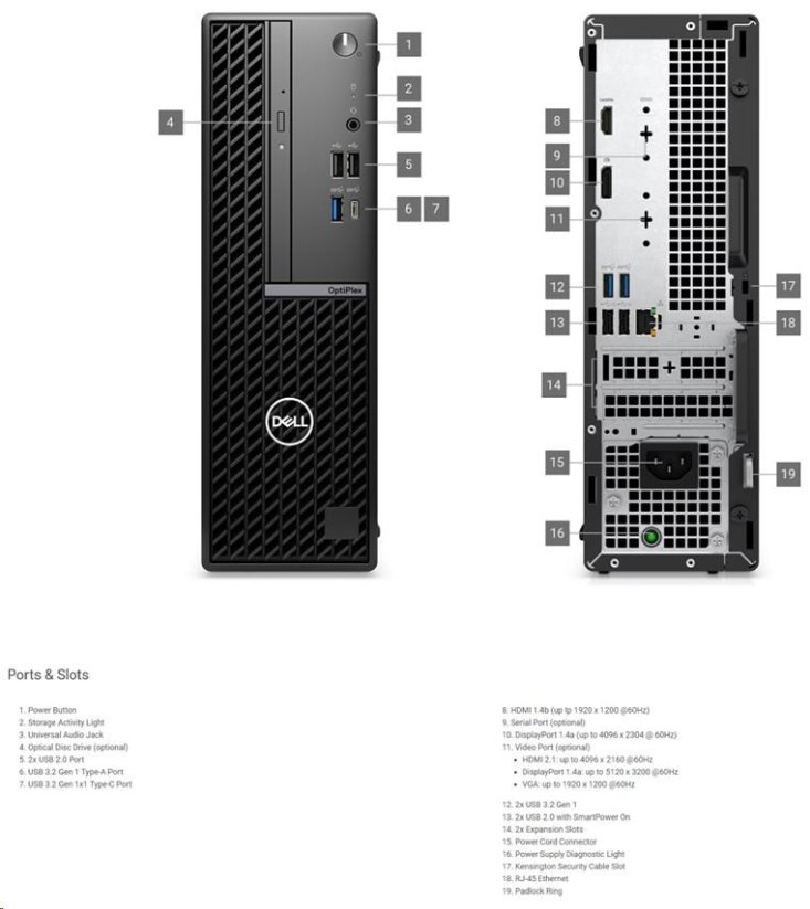 DELL PC OptiPlex 7020 SFF/180W/TPM/i5 14500/16GB/512GB SSD