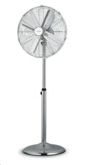 Orava SF-200 X stojanový kovový ventilátor, 3 stupne rýchlosti, automatické otáčanie, strieborný