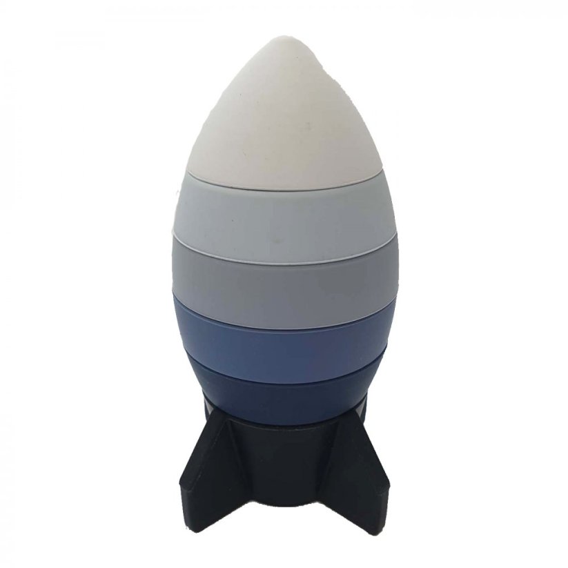 Silikónová hračka raketa