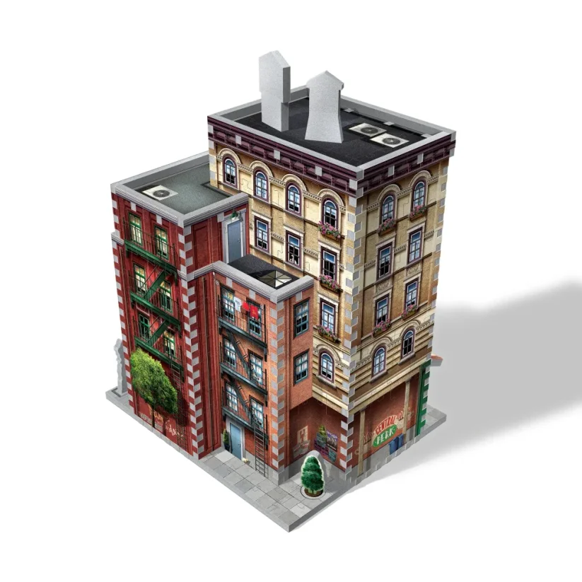 WREBBIT 3D puzzle Priatelia: Central Perk 440 dielikov