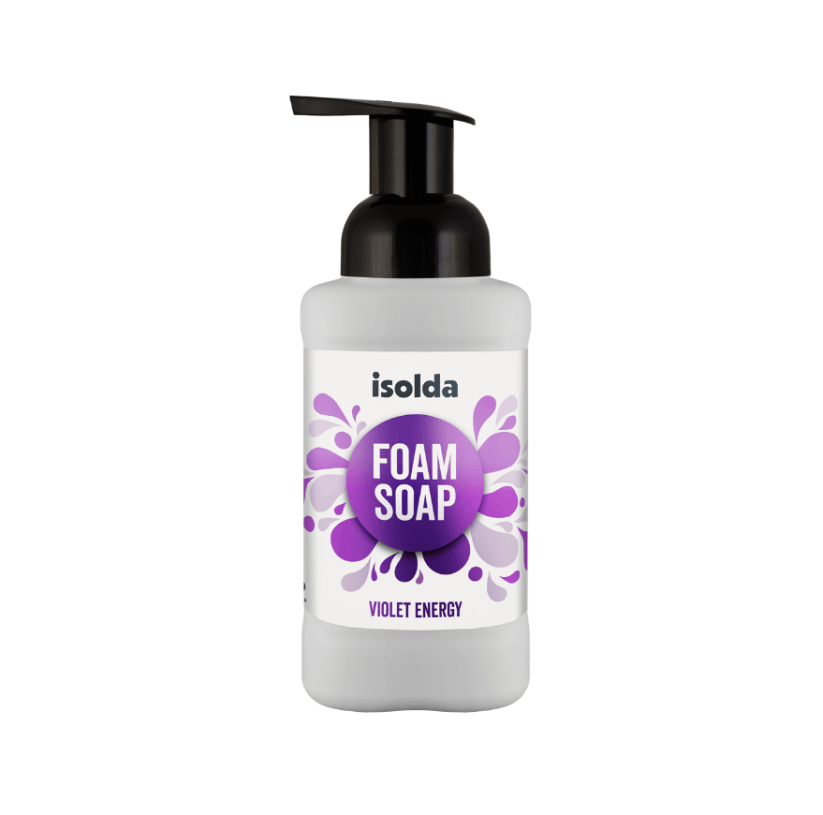 ISOLDA Violet energy penové mydlo, 400ml