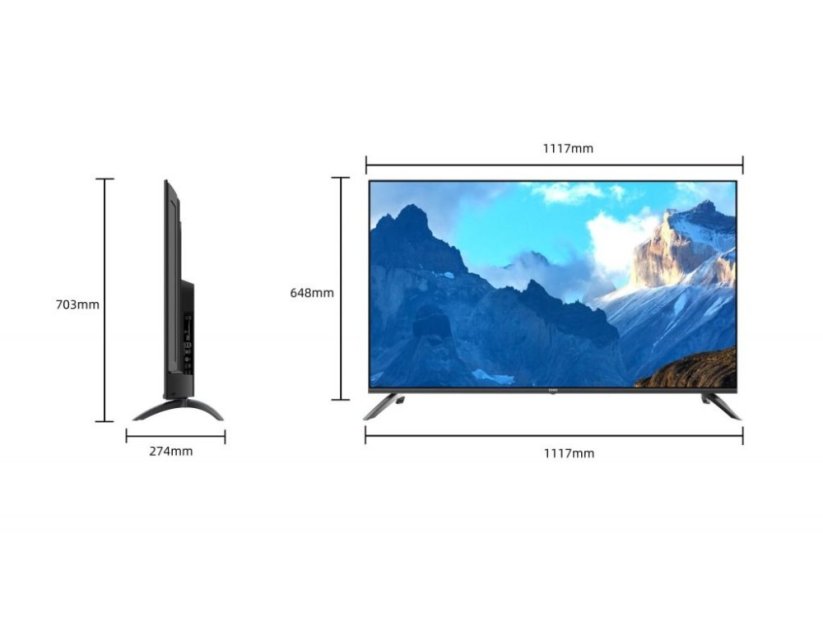 CHiQ U50G7LX TV 50", UHD, smart, Android 11, Dolby Vision