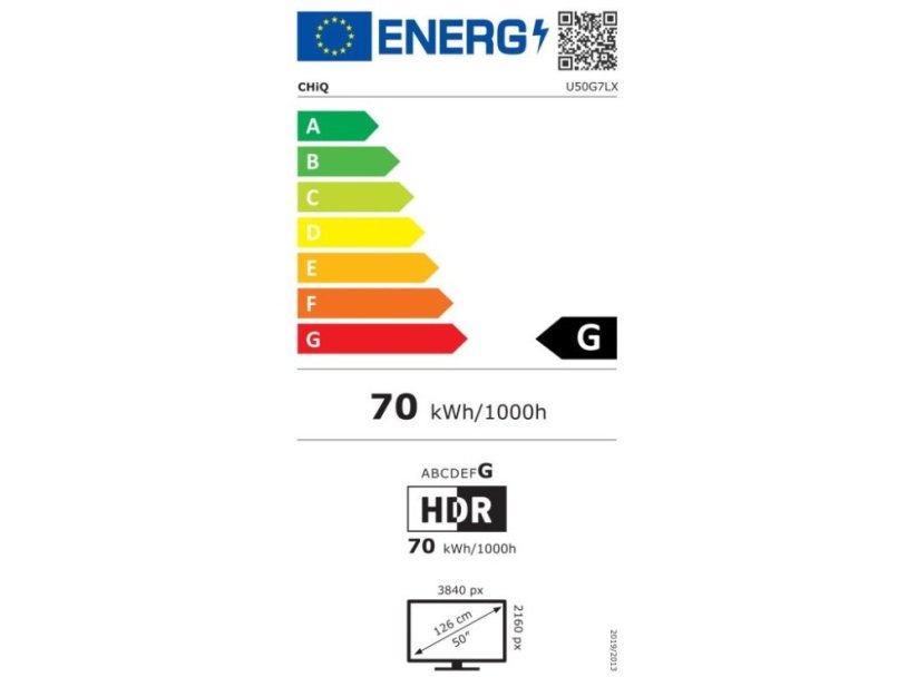 CHiQ U50G7LX TV 50", UHD, smart, Android 11, Dolby Vision