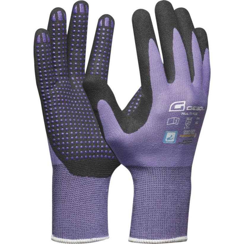 GEBOL ochranné rukavice Multi-Flex Lady - veľkosť rukavíc: 8