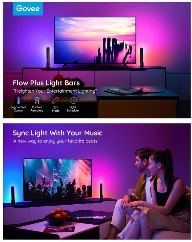 Govee Flow Plus SMART LED TV & Gaming - RGBICWW