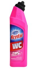 KRYSTAL WC na nerez a keramiku, ružový, 750ml