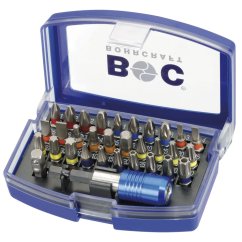 BOHRCRAFT súprava bitov PB 32 - CR 32-dielna s farebným krúžkom