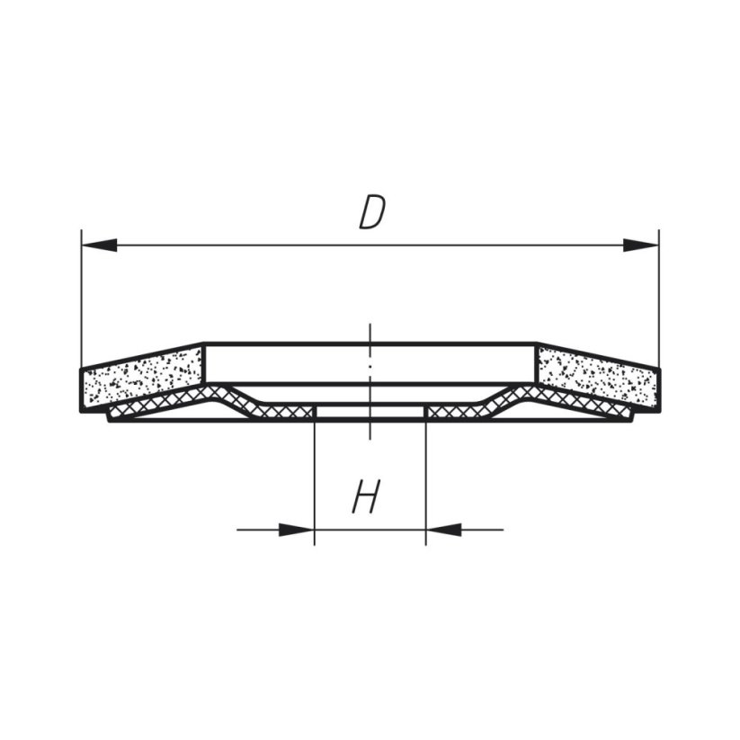 SOLIDO brúsny lamelový kotúč zirkonkorund, ø 125mm