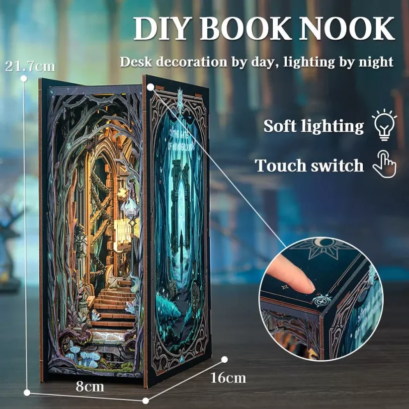 Cutebee Book Nook The Gate of Wonderland
