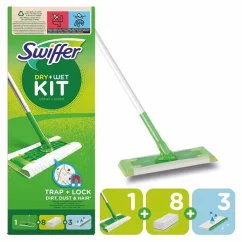 Swiffer plochý mop dry+wet kit