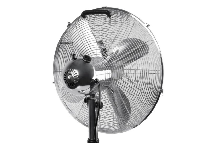 Orava SF-200 X stojanový kovový ventilátor, 3 stupne rýchlosti, automatické otáčanie, strieborný