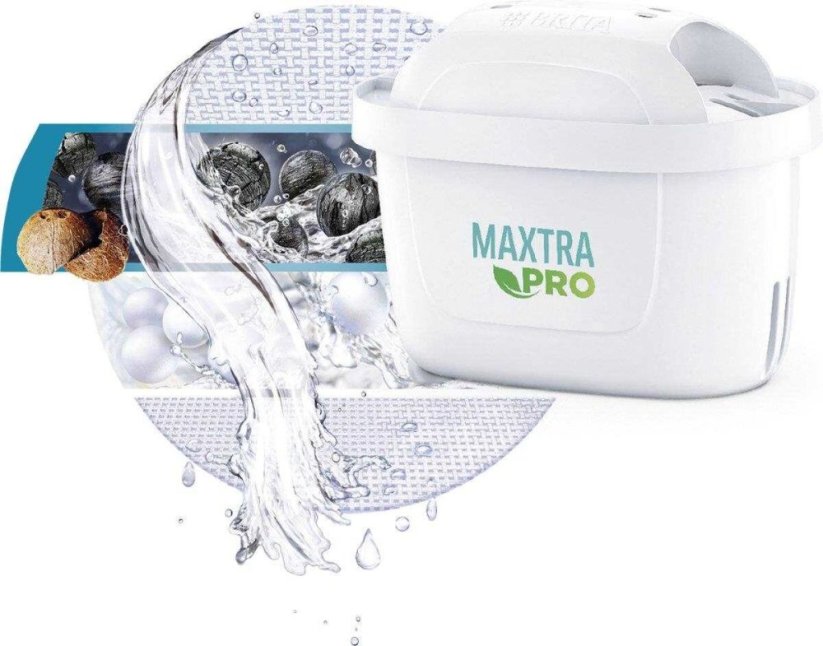 Brita Marella Cool white + 6 Maxtra Pro All-In-1 filtračná kanvica, 2,4 l