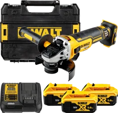 DeWALT DCG405P3 Aku uhlová brúska XR (18V/3x5,0Ah/125mm)