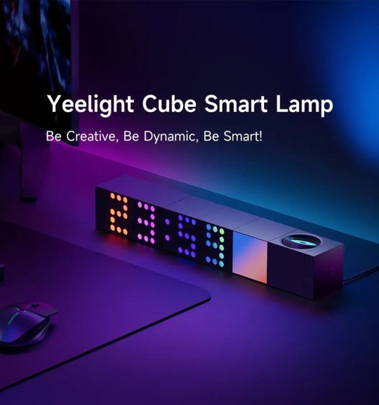 Yeelight CUBE Smart Lamp - Light Gaming Cube Matrix - Rooted Base