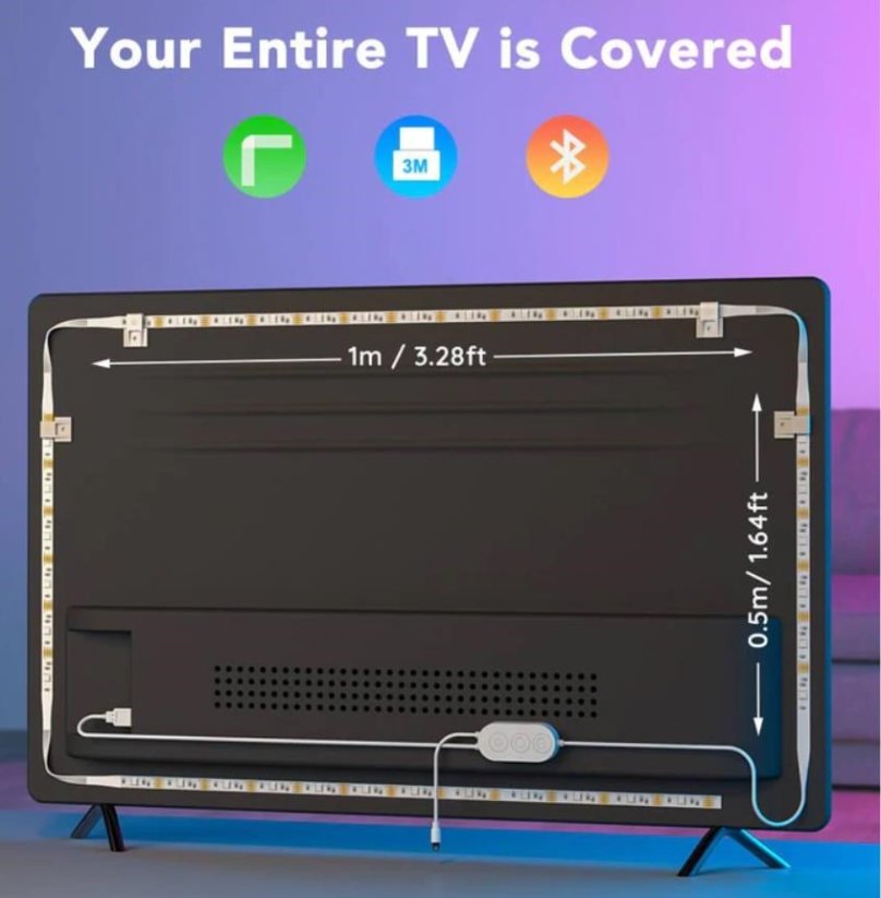 Govee TV 46-60" SMART LED podsvietenie RGB + ovládač