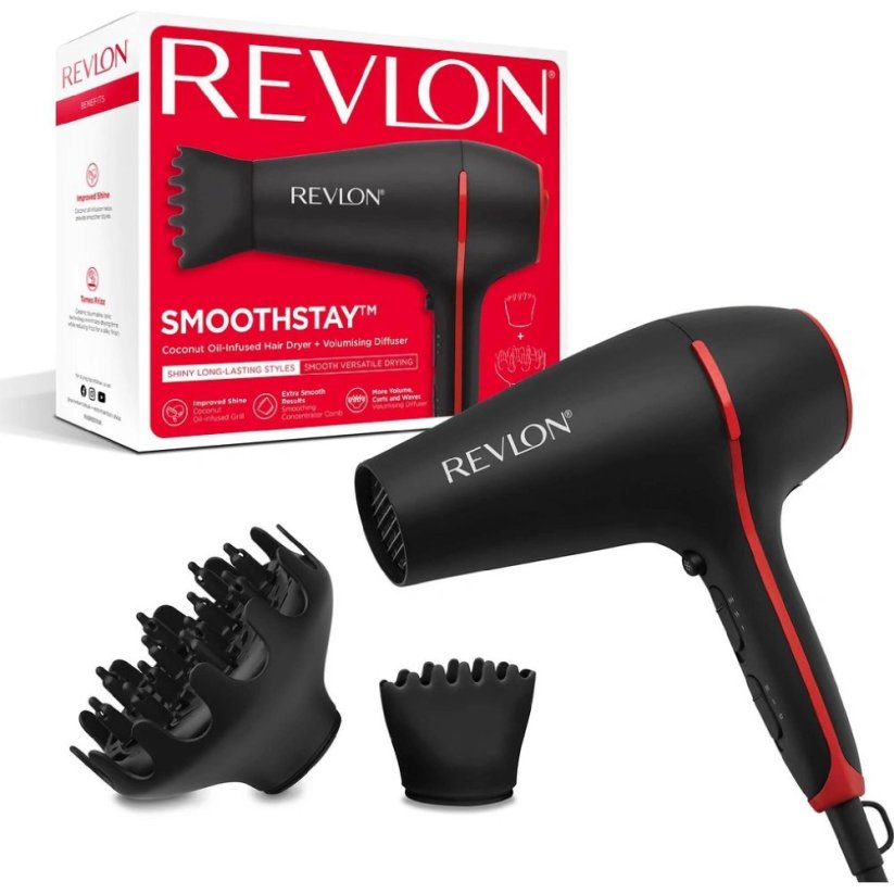 Revlon Smoothstay Coconut Oil RVDR5317E fén na vlasy, 2000 W