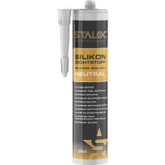 STALOC Neutrálny silikón 300ml, transparentný