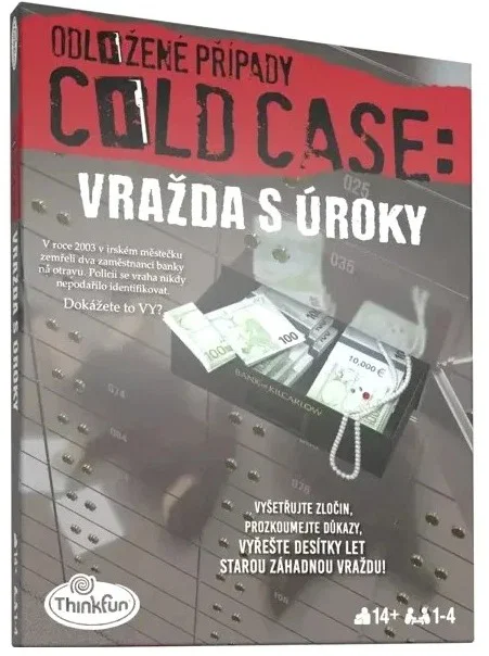 ThinkFun Odložené prípady: Vražda s úrokmi
