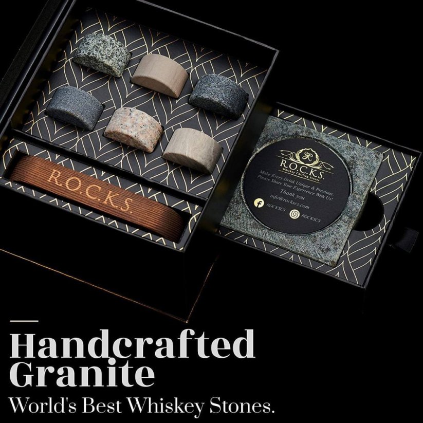 ROCKS The Cigar Collection s chladiacimi kameňmi do whisky