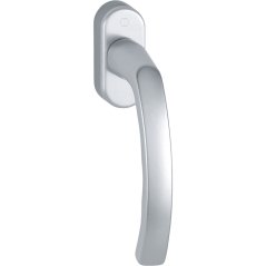 HOPPE okenná kľučka LIEGE, štvorhran 7x32 mm, strieborne eloxovaná