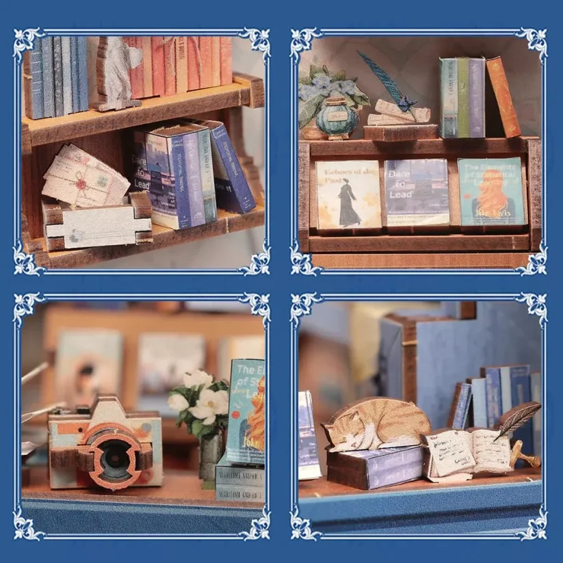 Cutebee Book Nook Literature Bookshop